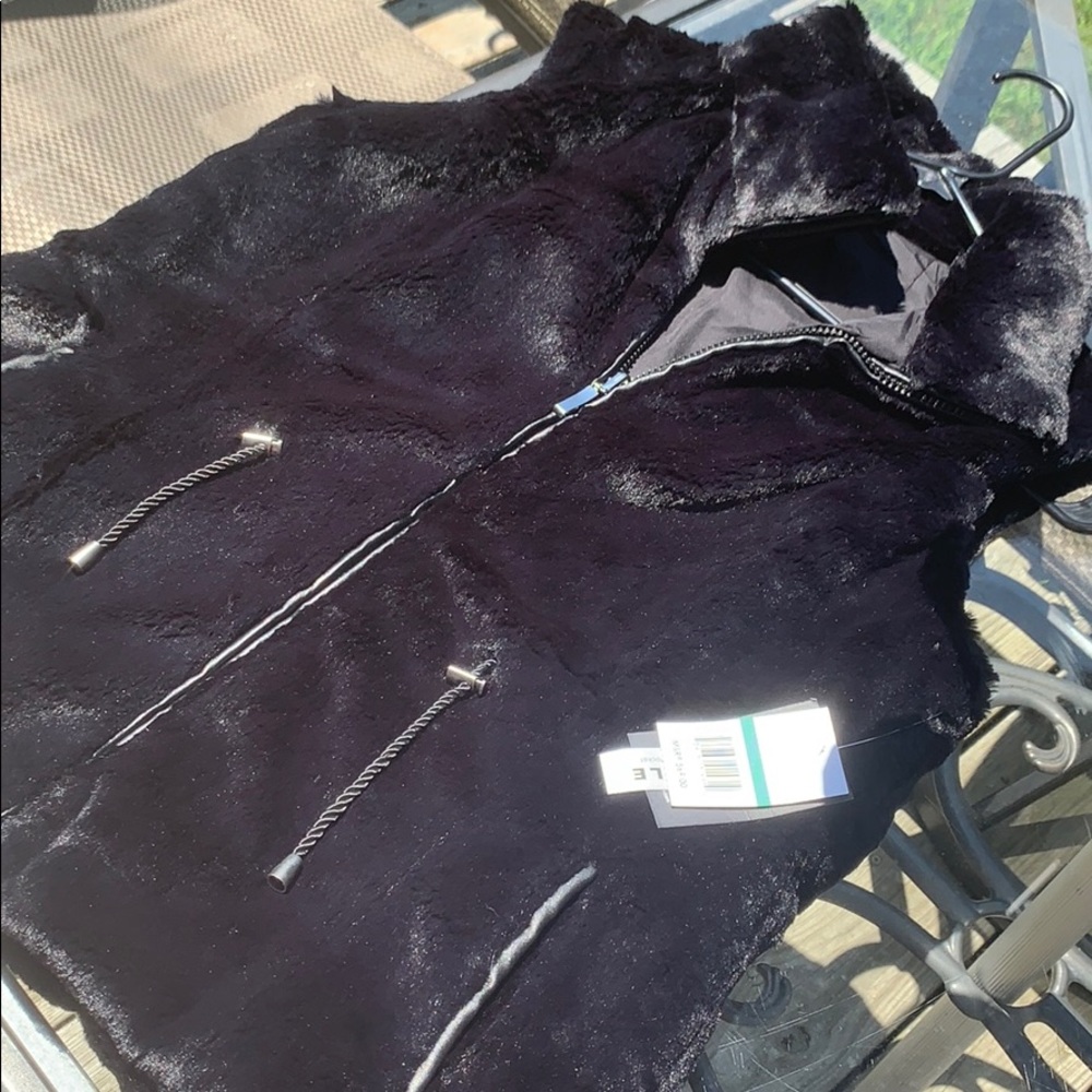 Gallery Real Fur Reversible Vest - Large